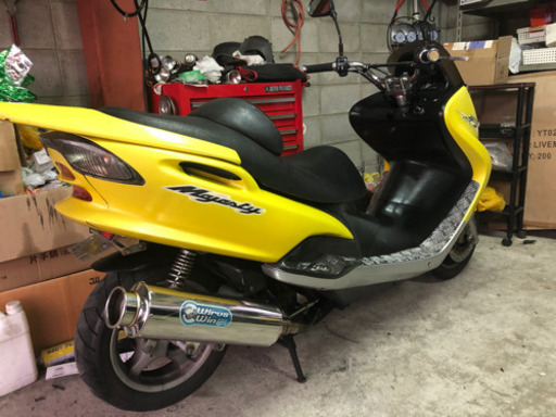 ☆安心の点検軽整備.動画☆プチカスタム ヤマハ マジェスティ125Fi