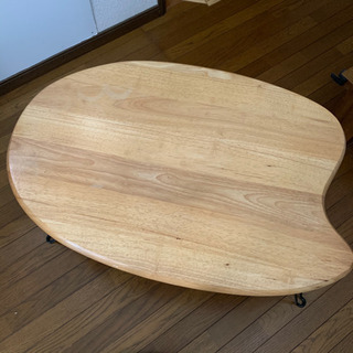 木製　折りたたみ式　ローテーブル