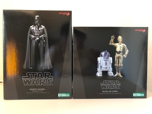 【新品・未開封・2点SET】ARTFX+｜ダースベイダー クラウド・シティ版｜R2D2 \u0026 C3PO｜スターウォーズ｜壽屋（コトブキヤ）