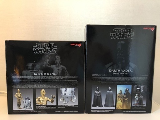 【新品・未開封・2点SET】ARTFX+｜ダースベイダー クラウド・シティ版｜R2D2 & C3PO｜スターウォーズ｜壽屋（コトブキヤ） 新品・未開封・2点SET】ARTFX+｜ダースベイダー クラウド・シティ版