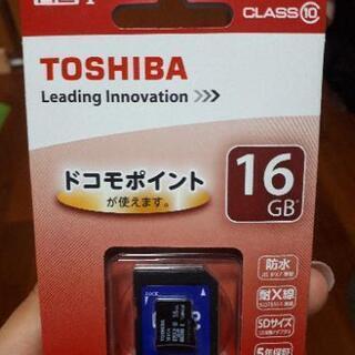 micro SD　16GB　TOSHIBA製