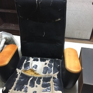 座椅子黒0円