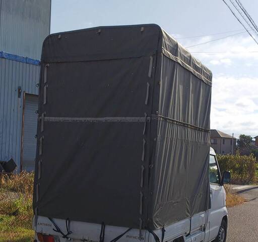 軽トラック幌ハイゼットs0p背高幌伸縮できます車検通せる高さまでダウン 室内210 215ｃｍくらい Yume 江南の外装 車外用品の中古あげます 譲ります ジモティーで不用品の処分