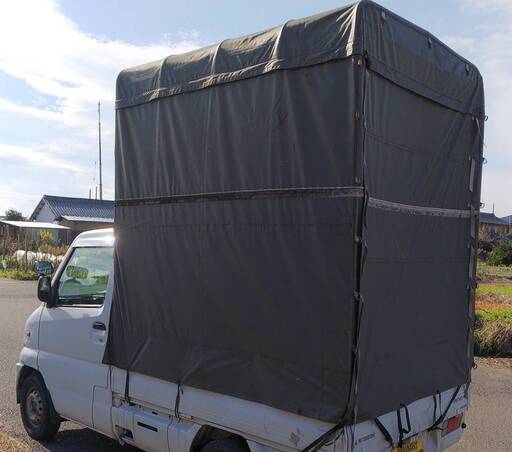 軽トラック幌ハイゼットs0p背高幌伸縮できます車検通せる高さまでダウン 室内210 215ｃｍくらい Yume 江南の外装 車外用品の中古あげます 譲ります ジモティーで不用品の処分