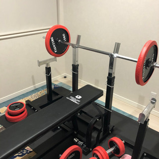 ☆ベンチプレス&ダンベル2本&補助両サイド☆