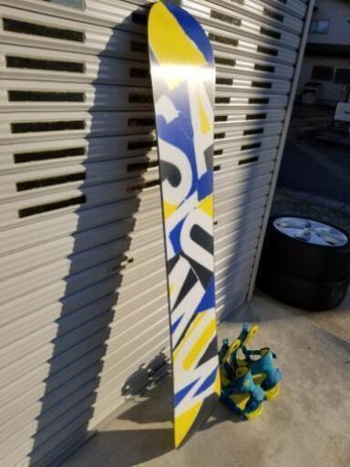 サロモンボードとFLOWバインディングのセット Flow MERC 150cm