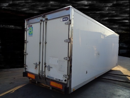 トラックコンテナ 箱 4ｔ 6360x2310x2350 横扉付 冷凍冷蔵 倉庫 物置 ガレージ 愛媛より