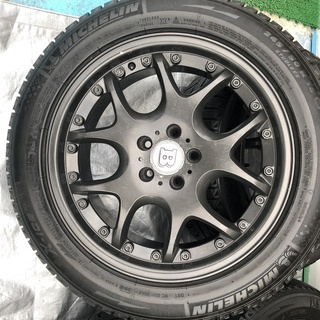 スタッドレスタイヤ　ブラバスタイプ18インチアルミ　ドイツ製　５穴　ミシュランX-ICE　245/50R/18　