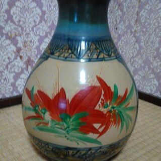 沖縄 琉球焼 壺屋焼 花瓶 (大) 島袋常一 - インテリア雑貨/小物