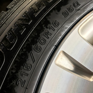 アルファード用アルミホイール付き215/60/16 スタッドレスタイヤ