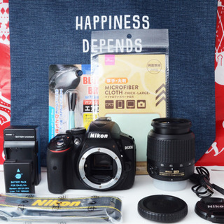 2416万画素●ショット数わずか4030回●WIFI内蔵●ニコン D5300 ゆうパック代引き発送！送料、代引き手数料無料！