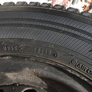 譲渡完了》スタッドレス ハイエース用6穴オフセット付き