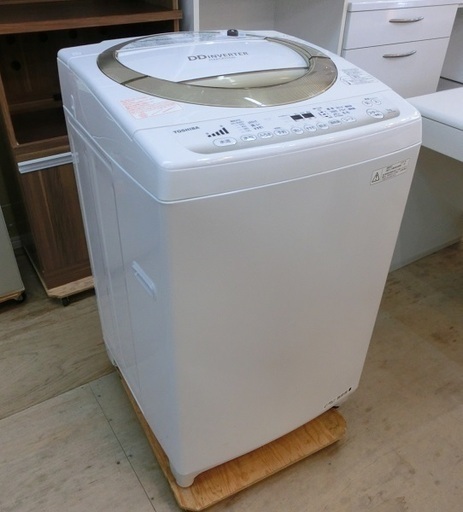 【販売終了しました。ありがとうございます。】東芝　7.0㎏　2015年製　DDインバーター搭載　全自動洗濯機　AW-7D2　中古品