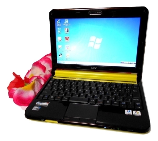 ノートパソコン 直ぐ使えます。小型PC メモリ2G/80GB/Win7/Office/無線