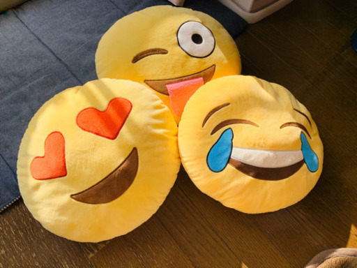 譲ります無料顔文字クッション3個セット ひーこ 田奈のおもちゃの中古あげます 譲ります ジモティーで不用品の処分 譲ります無料顔文字クッション3個セット ひーこ 田奈のおもちゃの中古あげます 譲ります ジモティーで不用品の処分