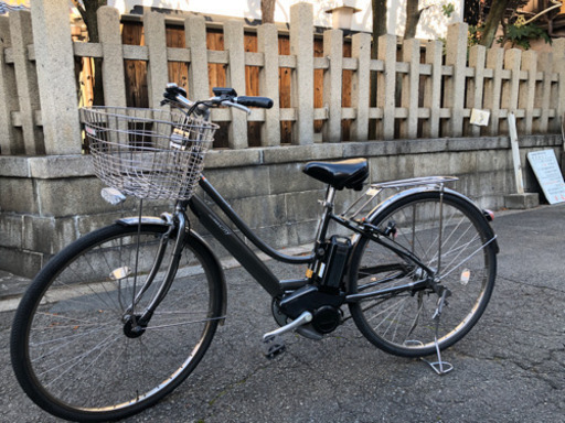 【京の楽チャリ】2019年最後　PAS CITY （シルバー） 電動アシスト自転車レンタル専門店にて使用しているので安心して乗ってもらえると思います