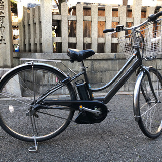 京の楽チャリ】2019年最後 PAS CITY （シルバー） 電動アシスト自転車 