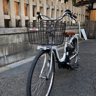 京の楽チャリ】2019第最後2 PAS ナチュラ L デラックス（白） 電動 