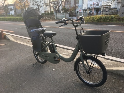 パナソニック子供乗せ電動自転車 ギュットクルームR・EX マットオリーブ 　BE-ELRE03