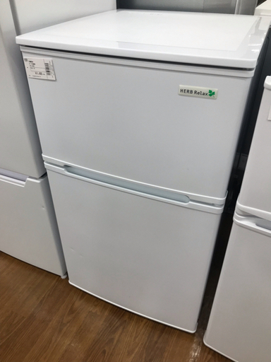 【安心の6ヶ月保障】YAMADA(ヤマダ電機)　2ドア冷蔵庫 YRZ-C09B1 2017年製