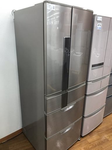 【安心の6ヶ月保障】MITSUBISHI(三菱)　6ドア冷蔵庫　MR-JX53X-N