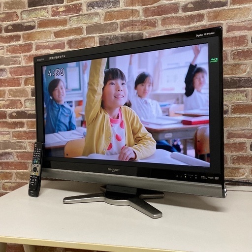 即日受渡可❣️32型ブルーレイ再生/録画可能アクオス12500円