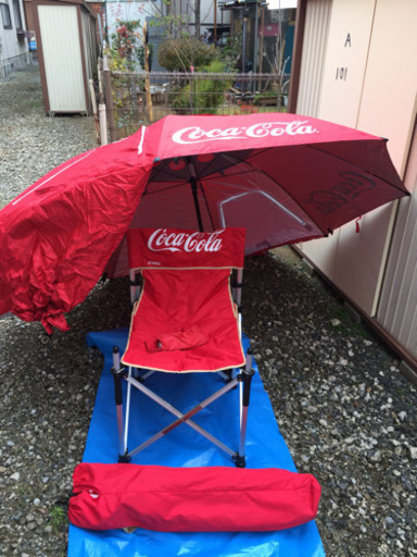 非売品 コカコーラチェア&パラソル 覆い