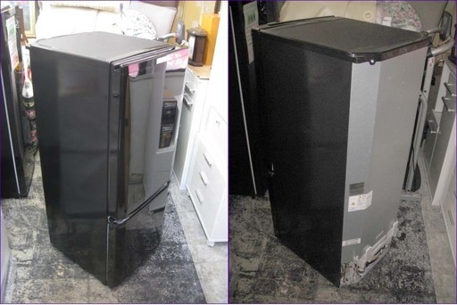 15,000-】札幌発・配送有 三菱 冷蔵庫 MR-P15Z-B 146L 2015年製 - 冷蔵庫