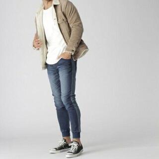 BAYFLOW　バイカラーリブ　デニム　17AW　メンズ BAYFLOW バイカラーリブ デニム 17AW メンズ