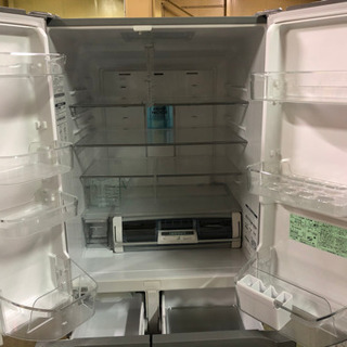 🌈🌈🌈引取限定‼️真空チルド付き❣️6ドア冷蔵庫☝️😊