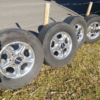 アルミホイル16×7JJ ポリッシュドルアルミホイル16,7JJビックホーン、ウィザード等4WD
