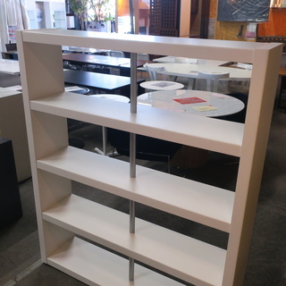売り切れました6-1【お新古市場】 軽トラック2時間貸出し無料！！【新古品】 【展示品】 インテリアル W1300 オープンラック ホワイト 傷有り商品 売り切れました6-1【お新古市場】 軽トラック2時間貸出し無料