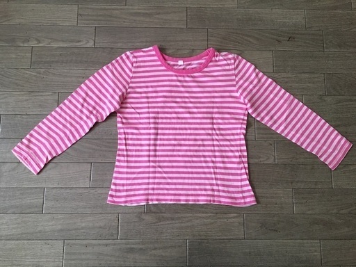 ピンク系ボーダーロンt 1 あぴ 鵜の木のキッズ用品 子供服 の中古あげます 譲ります ジモティーで不用品の処分