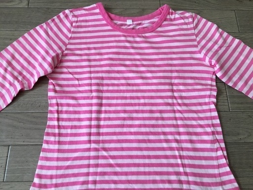 ピンク系ボーダーロンt 1 あぴ 鵜の木のキッズ用品 子供服 の中古あげます 譲ります ジモティーで不用品の処分