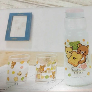 【新品未使用】リラックマベーカリー麦茶ポット&グラスセット