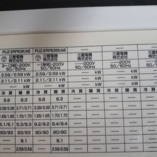 業界用エアコン 2013年製