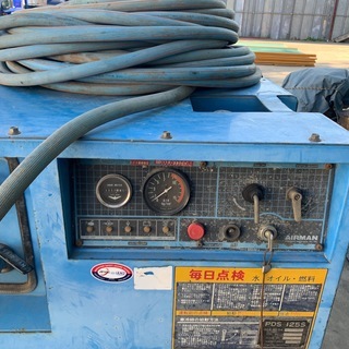 北越 AIRMAN コンプレサー PDS125 中古 3326H 税込みです！ 【公式通販】
