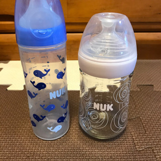 NUKの哺乳瓶2本