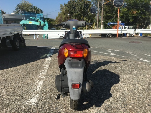 スズキ　レッツ4　レッド　リアタイヤ新品✨　フロントバスケット付き スズキ レッツ4 レッド リアタイヤ新品✨ フロントバスケット付き 製品