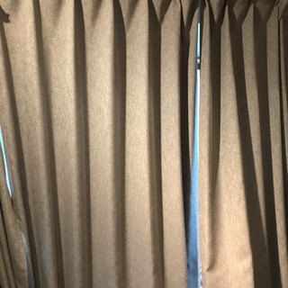 2018年4月購入 ブラウングレー遮光カーテン