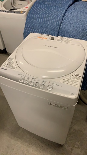 東芝　全自動洗濯機　4.2kg　2013年