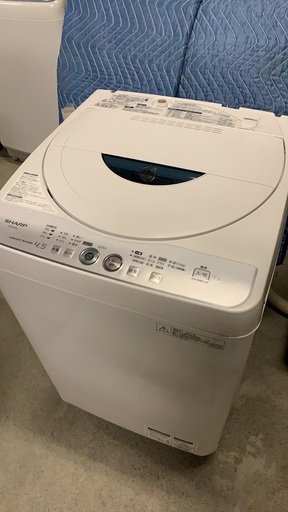 SHARP　全自動洗濯機　4.5kg　2013年
