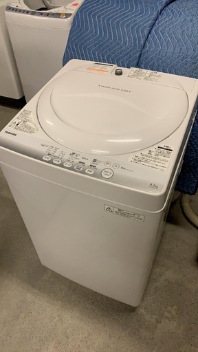 TOSHIBA　全自動洗濯機　風乾燥付　4.2kg　2013年