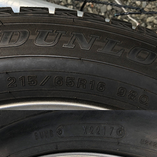タイヤ付きホイール ECO FORME DUNLOP WINTER MAXX 215/65R16 17年製 