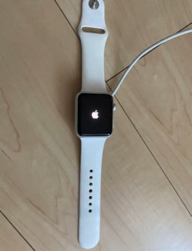 3月まで！Apple Watch シリーズ1 ホワイト　スポーツバンド