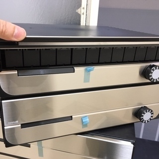 未使用品】ステンレス製ポスト タテ2連結8戸分