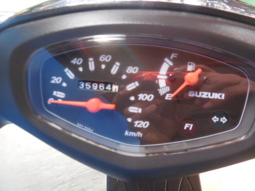 SUZUKI アドレスV125 GM 消費者還元事業対象店 エンジン始動OK 試乗