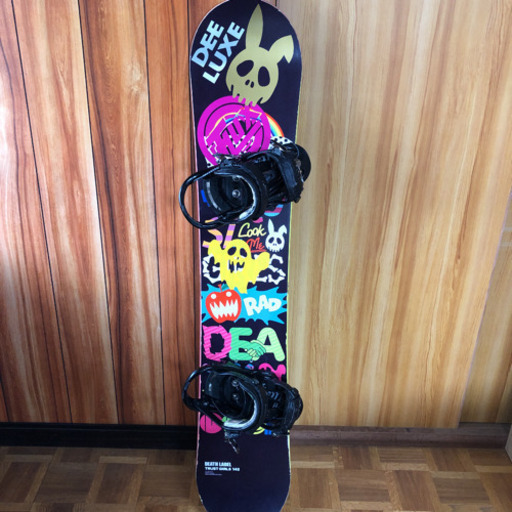 Death Label デスレーベル ボード Flax ビンディング Taaaaa 長野のスノーボードの中古あげます 譲ります ジモティーで不用品の処分