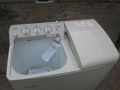 □未使用2016年□配達可□日立 ２槽式洗濯機、PS-H45L-C ベージュ ...