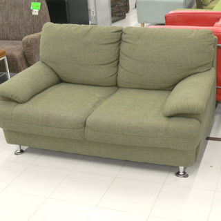 特価‼️ 2人掛け ファブリック ソファー グリーン フレンズ】2人掛けファブリックソファー グリーン色